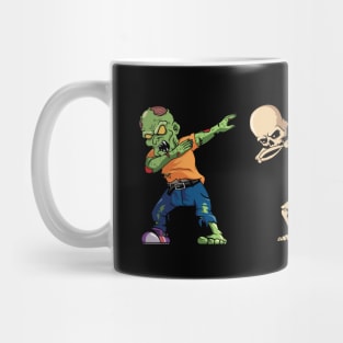 Dabbing Halloween Creatures Mug